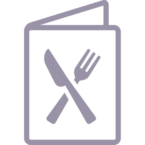 Diles a tus invitados las opciones de menú que habrá en la boda