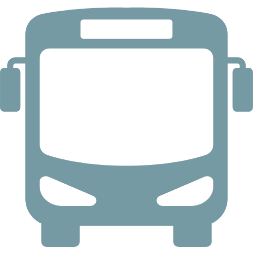 Puedes indicar a los invitados, horarios y paradas del autobús

